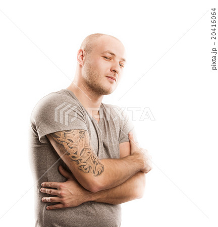 Man with tattoo 20416064