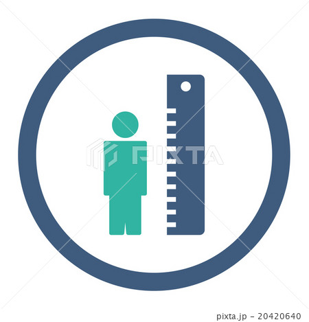 Height Meter Rounded Vector Icon 20420640