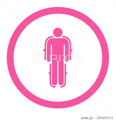 Exoskeleton Rounded Vector Icon Exoskeleton Rounded Vector Icon 20420711