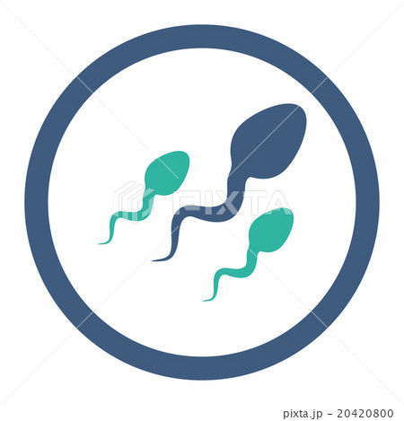 Sperm Rounded Vector Icon 20420800