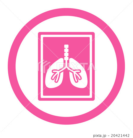 Lungs X-Ray Photo Rounded Vector Icon 20421442