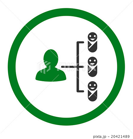 Children Links Rounded Vector Icon 20421489