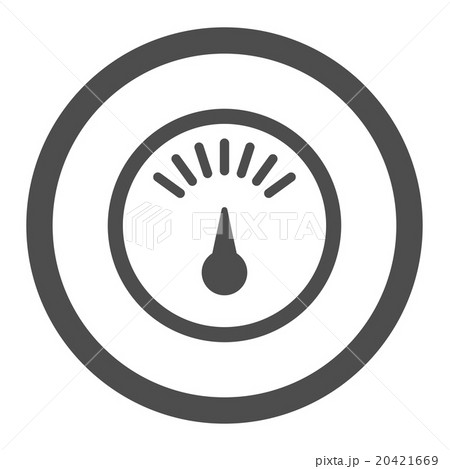 Meter Circled Vector Icon 20421669