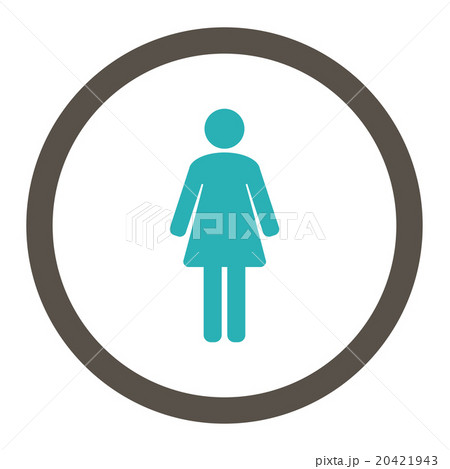 Woman Rounded Vector Iconのイラスト素材 [20421943] - PIXTA
