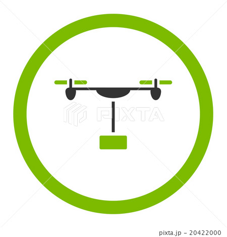 Drone Shipment Rounded Vector Icon 20422000