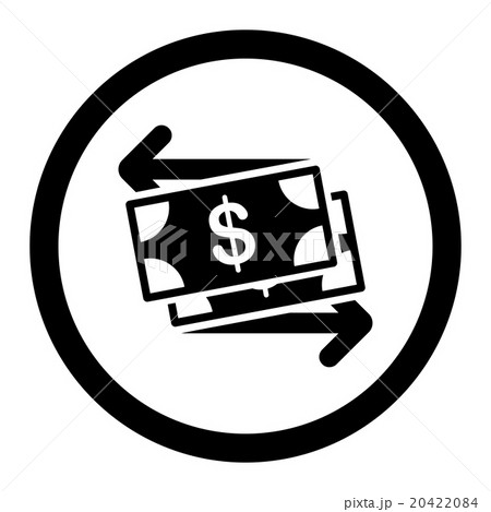 Money Exchange Rounded Vector Icon Money Exchange Rounded Vector Icon 20422084