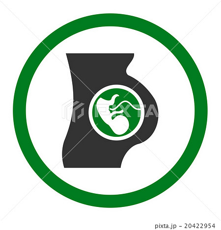 Pregnancy Rounded Vector Icon 20422954