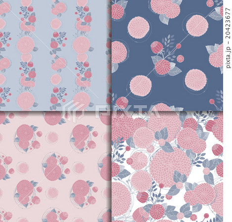 Floral seamless patterns 20423677