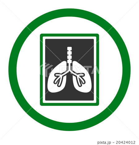 Lungs X-Ray Photo Rounded Vector Icon Lungs X-Ray Photo Rounded Vector Icon 20424012
