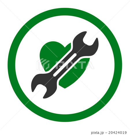 Heart Surgery Rounded Vector Icon 20424019