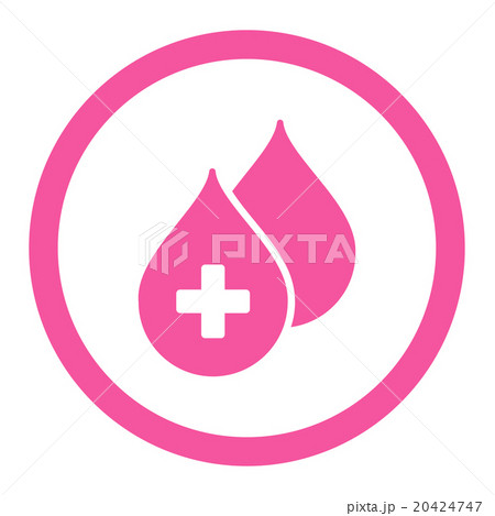 Medical Drops Rounded Vector Icon 20424747