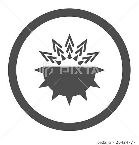 Viral Structure Rounded Vector Icon 20424777