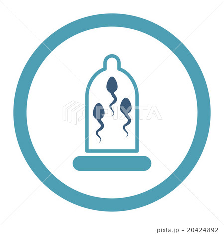 Sperm Protection Rounded Vector Icon Sperm Protection Rounded Vector Icon 20424892