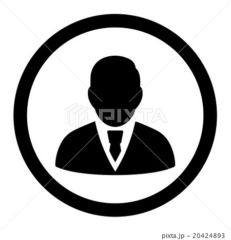 Manager Circled Vector Icon 20424893
