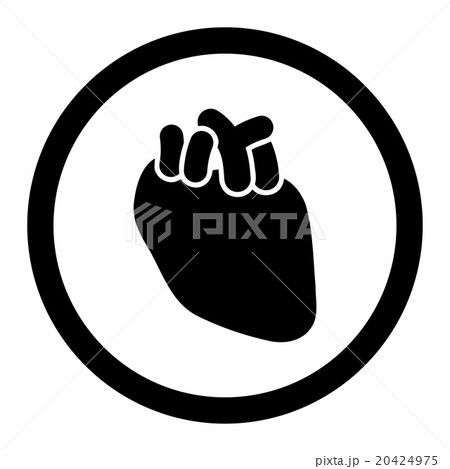 Heart Rounded Vector Icon 20424975