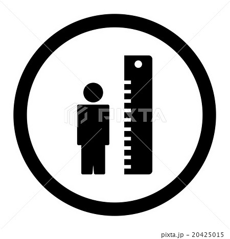 Height Meter Rounded Vector Icon Height Meter Rounded Vector Icon 20425015
