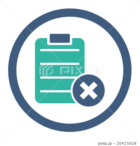 Reject Form Rounded Vector Icon 20425028
