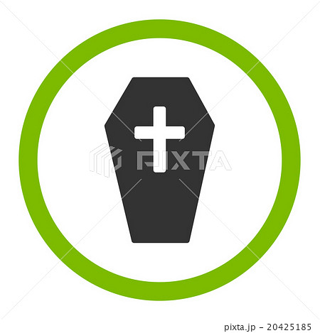 Coffin Rounded Vector Icon Coffin Rounded Vector Icon 20425185
