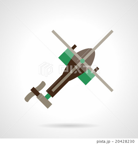 Flat design helicopter vector icon 20428230