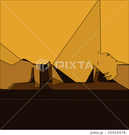 Abstract gold geometric background 20428476