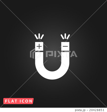Magnet flat icon 20428851