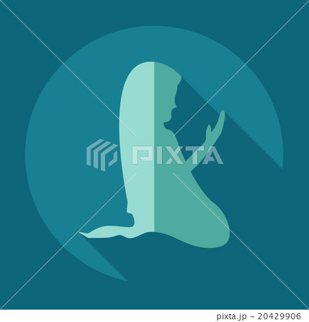 Flat modern design with shadow icons Muslim 20429906
