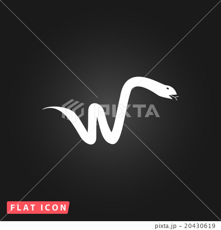 Snake flat icon 20430619