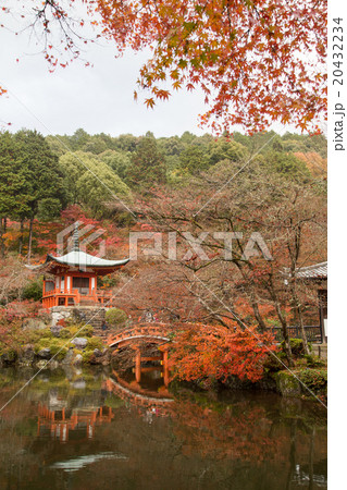 醍醐寺弁天堂、空を覆う紅葉 醍醐寺弁天堂、空を覆う紅葉 20432234