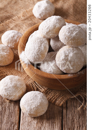 Shortbread cookies close up 20433266