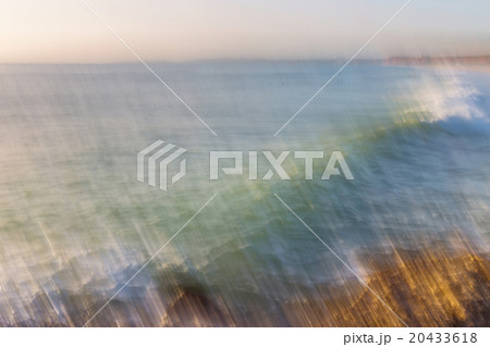 Blurred abstract image of waves and surfers. Blurred abstract image of waves and surfers. 20433618