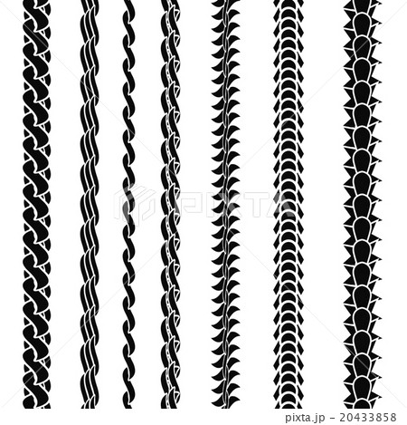 Set of Variety Chain Silhouettes 20433858