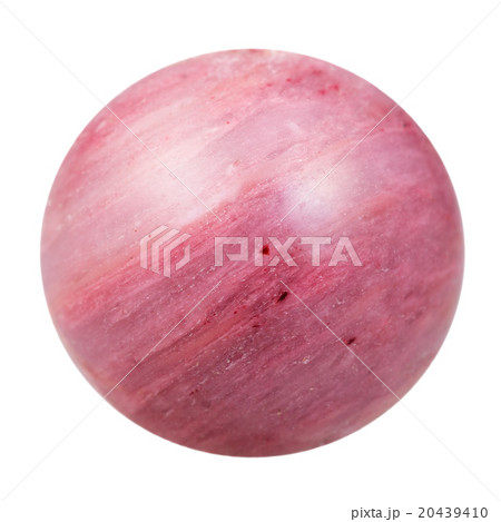 ball from red natural mineral gem stone rhodonite 20439410