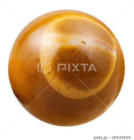 ball from brown natural mineral gem stone Mookaite 20439609