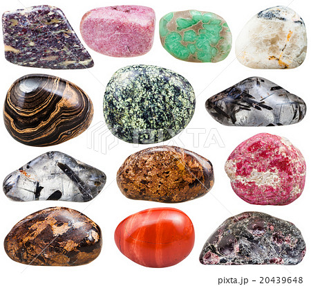 collection of natural mineral tumbled gemstones collection of natural mineral tumbled gemstones 20439648