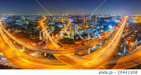 Bangkok Expressway and Highway top view, Thailand 20441308