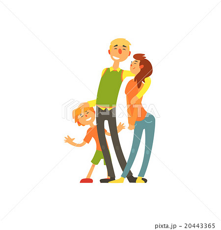 Parents and child, loving Happy young family 20443365