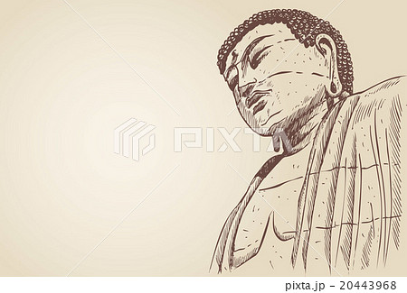 Hand drawn of Great Buddha Hand drawn of Great Buddha 20443968