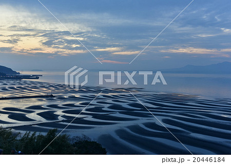 御輿来海岸 日の入り 20446184