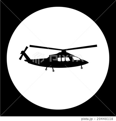 simple military helicopter isolated black icon simple military helicopter isolated black icon 20448118