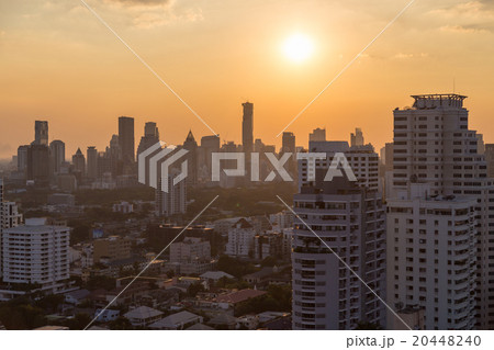 Bangkok skyline sunset panorama concept 20448240