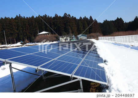 太陽光パネル積雪 20448697