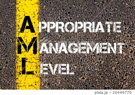 Business Acronym AML Appropriate Management Level Business Acronym AML Appropriate Management Level 20449770
