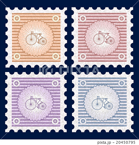 Retro postage stamps 20450795