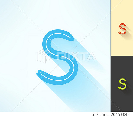 Set of vector letter S surfing label and logo made 20453842
