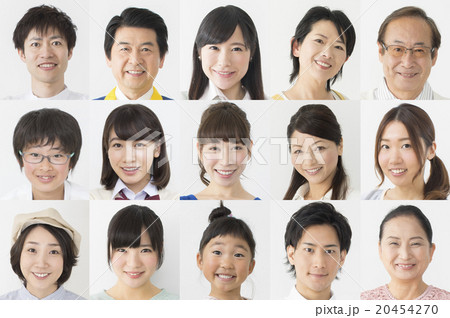 日本人バリエーションの写真素材 20454270 Pixta