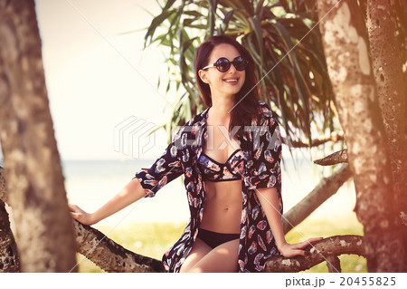 woman in a bikini woman in a bikini 20455825