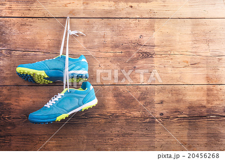 Sports shoes on the floor 20456268