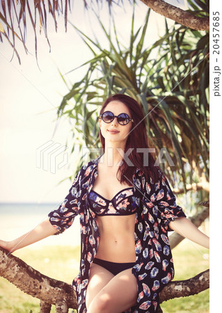 woman in a bikini woman in a bikini 20457685
