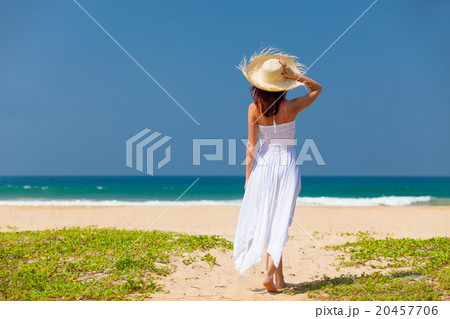 woman near the ocean woman near the ocean 20457706