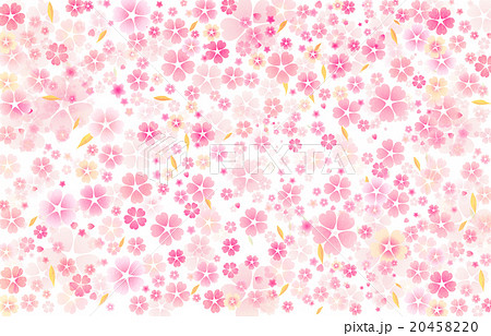 桜 背景素材のイラスト素材 45